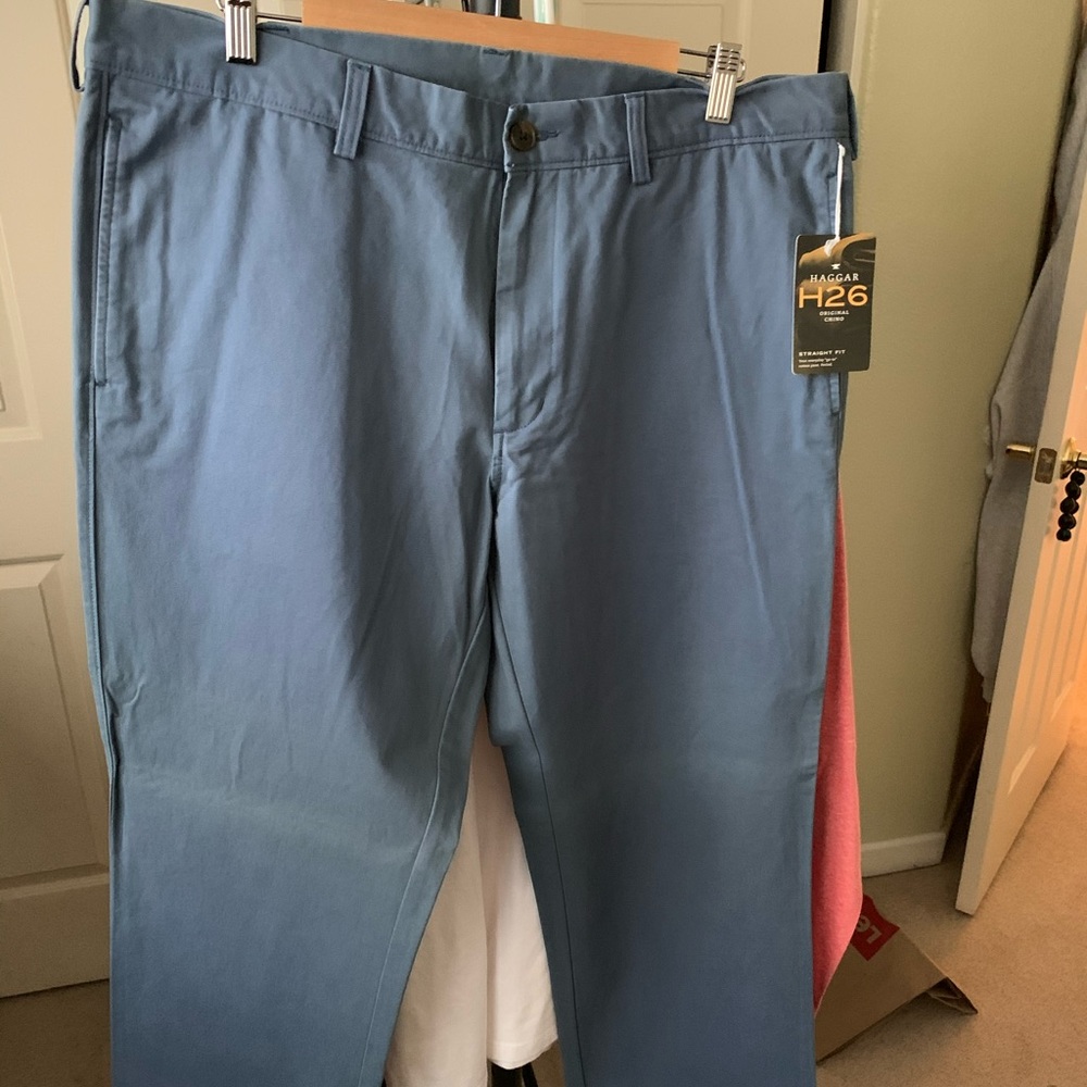 Men’s Haggar Twill Slacks blue